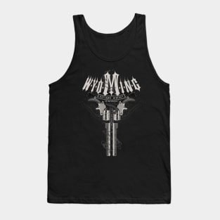 Wyoming Outlaws Hideout Revolvers Tank Top